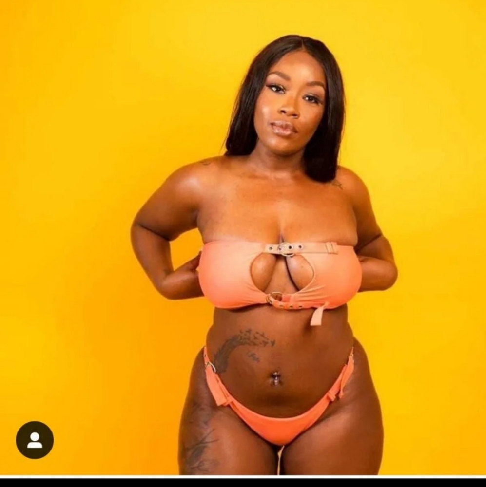 Peach bikini